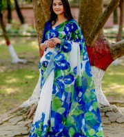 Digital print saree Code DP-6030