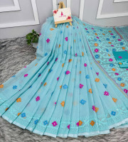 Halfsilk Saree With Blouse BS-8021