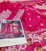 Halfsilk Saree With Blouse  JS-909