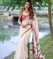 100 % Pure Premium Cotton Saree-SC-4465