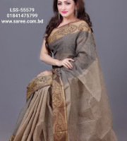Premium Tangail Cotton Saree-Lss-55579