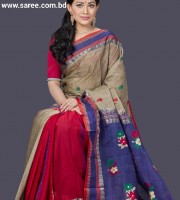Mercerized Cotton Saree Code  Lss-55752