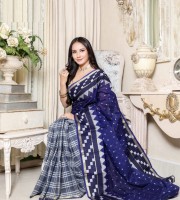 Mercerized Cotton Saree Code  Lss-551071