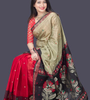 মাসলাইস কটন শাড়ি-Lss-55883