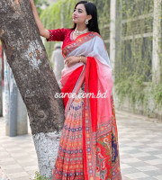 Semi moslin Silk Saree TS-7050