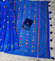 Halfsilk Saree With Blouse BS-8017