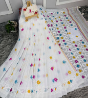Halfsilk Saree With Blouse BS-8020