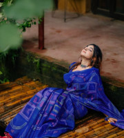 Pure Soft Silk Kanta Stich Design Saree With Blouse Piece Mx-5307