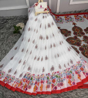 সেমি মসলিন সিল্ক শাড়ী কোড- TS-5071